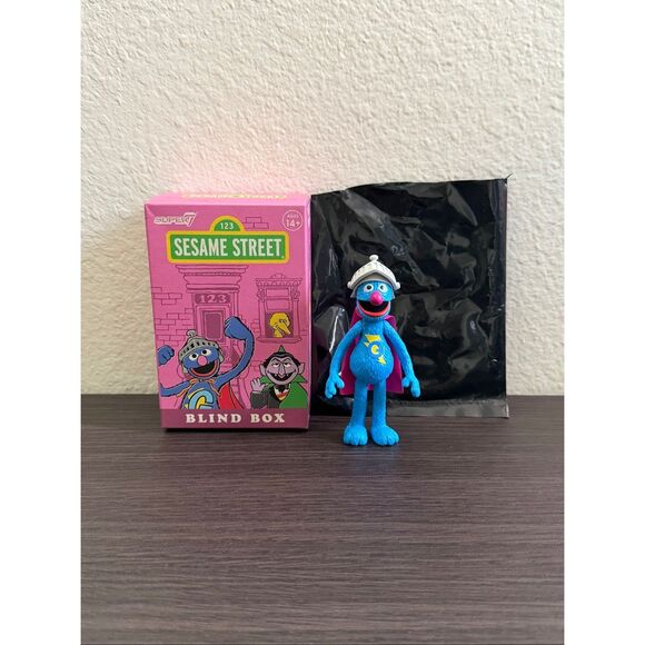Super7 Accessories - Super7 Sesame Street Blind Box Figure - Super Grover